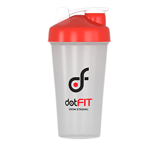 dotFIT Shaker Bottle - Red (28 oz)